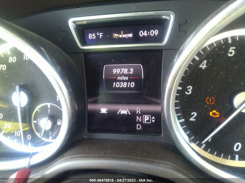 2013 MERCEDES-BENZ M-CLASS ML 350 - 4JGDA5JB5DA124630