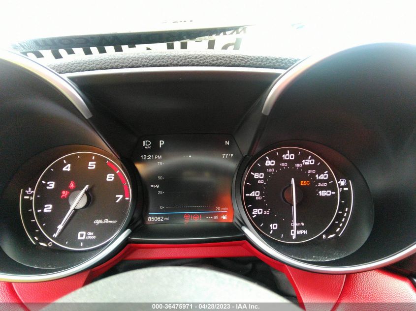 2017 ALFA ROMEO GIULIA - ZARFAEBN7H7550415