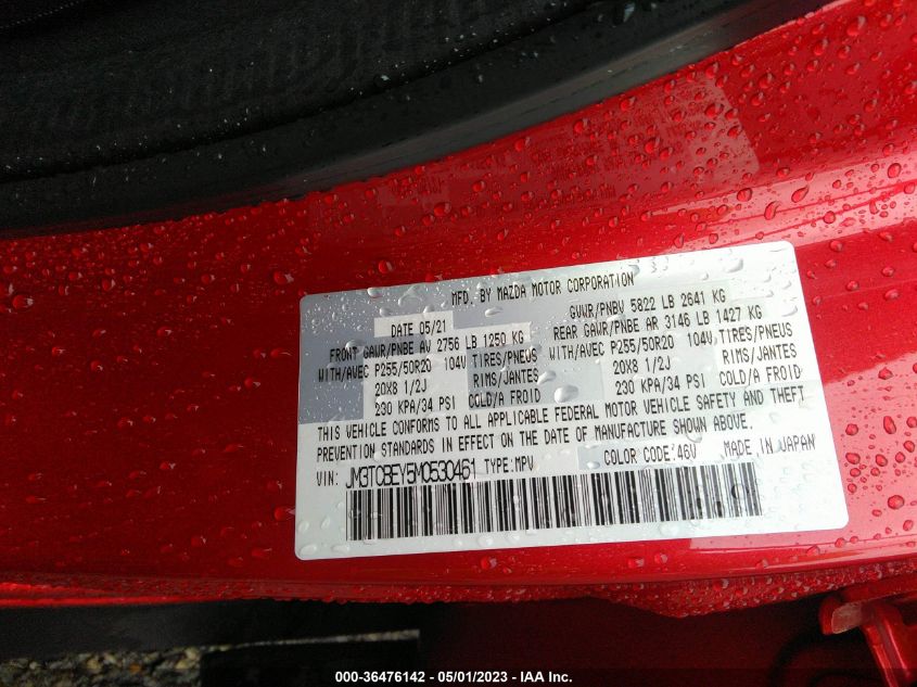2021 MAZDA CX-9 SIGNATURE - JM3TCBEY5M0530461