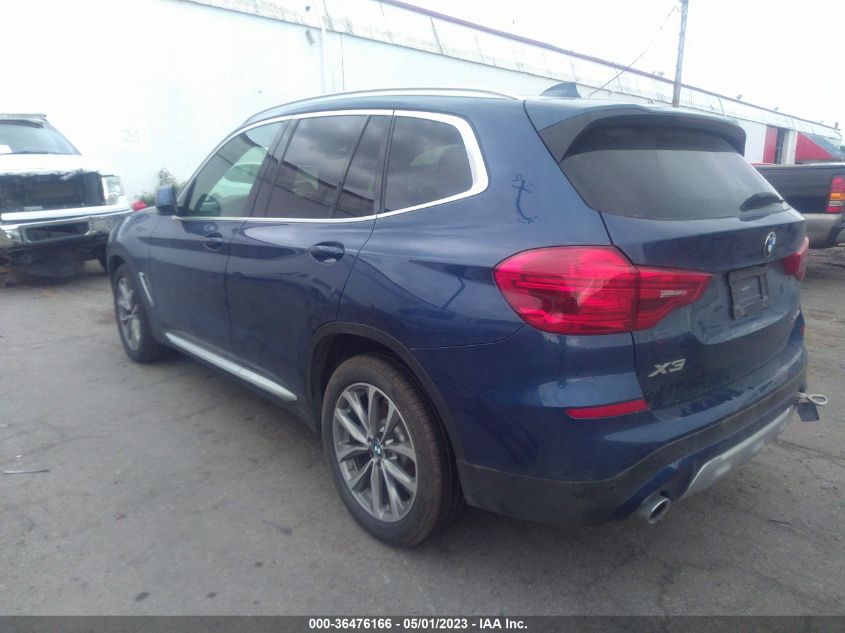 2019 BMW X3 XDRIVE30I - 5UXTR9C51KLP91735