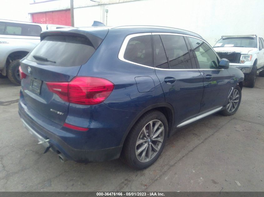 2019 BMW X3 XDRIVE30I - 5UXTR9C51KLP91735