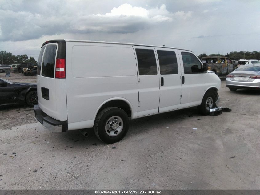 2013 CHEVROLET EXPRESS CARGO VAN - 1GCSHAF48D1161861