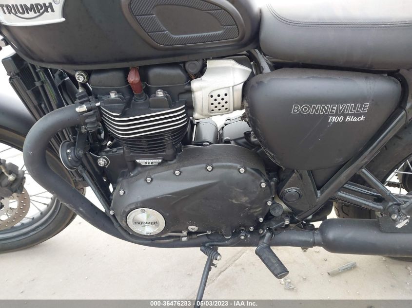 2019 TRIUMPH MOTORCYCLE BONNEVILLE T100 SMTD10GN7KT915219