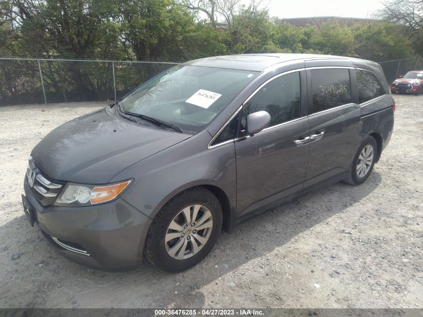 2016 HONDA ODYSSEY EX-L - 5FNRL5H65GB150248