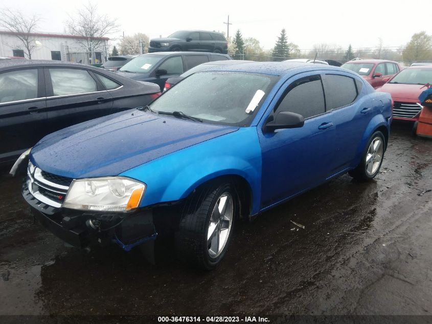 2013 DODGE AVENGER SE - 1C3CDZAB7DN621982