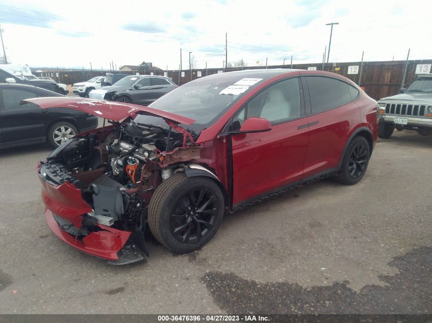 2022 TESLA MODEL X - 7SAXCAE59NF360878