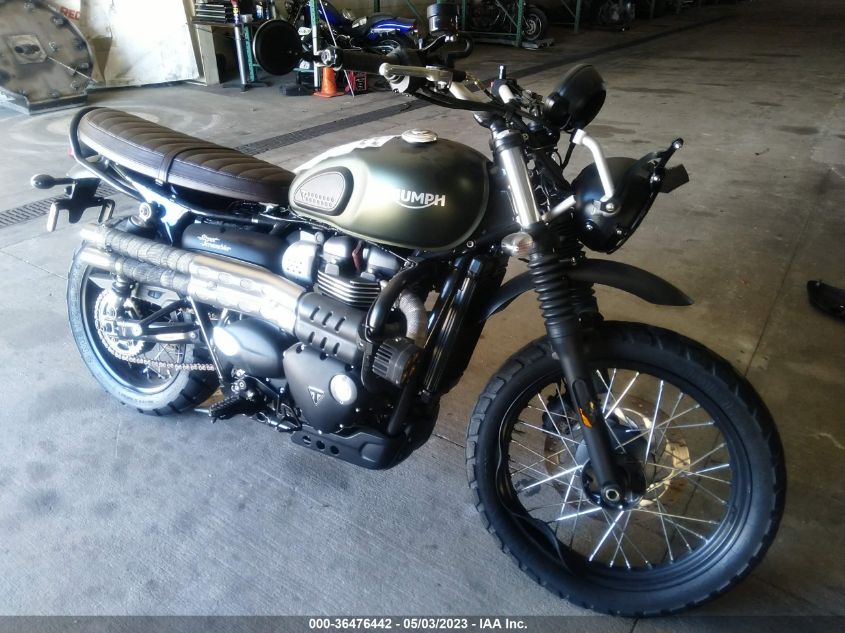 2018 TRIUMPH MOTORCYCLE STREET SCRAMBLER - SMTD44GN8JT860776