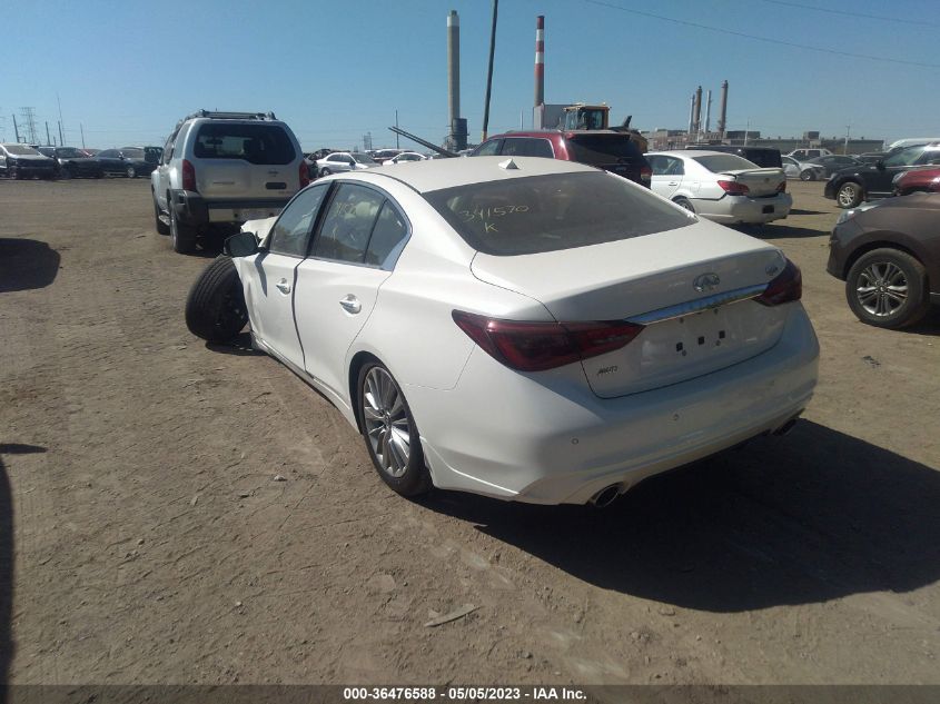2022 INFINITI Q50 LUXE - JN1EV7BR3NM341570