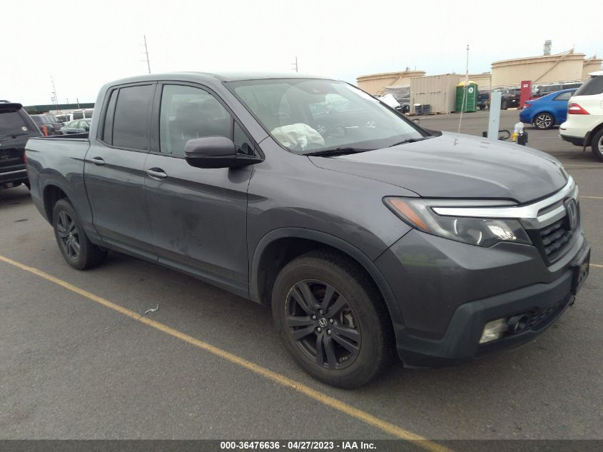 2020 HONDA RIDGELINE SPORT - 5FPYK3F16LB018160
