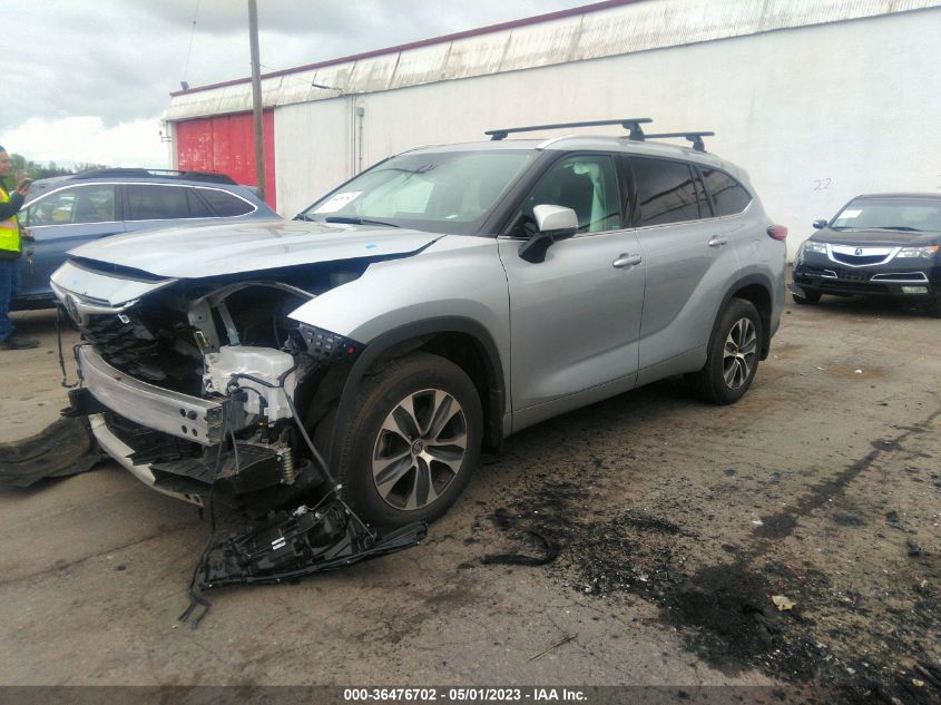 2021 TOYOTA HIGHLANDER XLE - 5TDGZRBH5MS533542