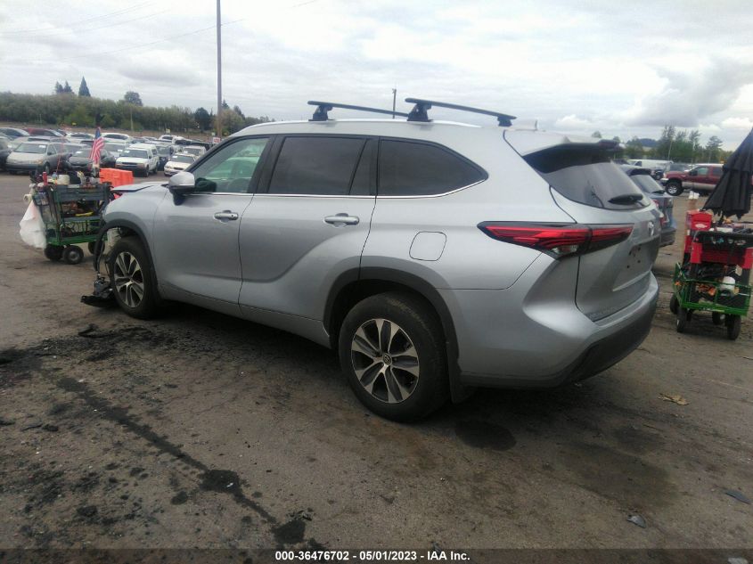 2021 TOYOTA HIGHLANDER XLE - 5TDGZRBH5MS533542