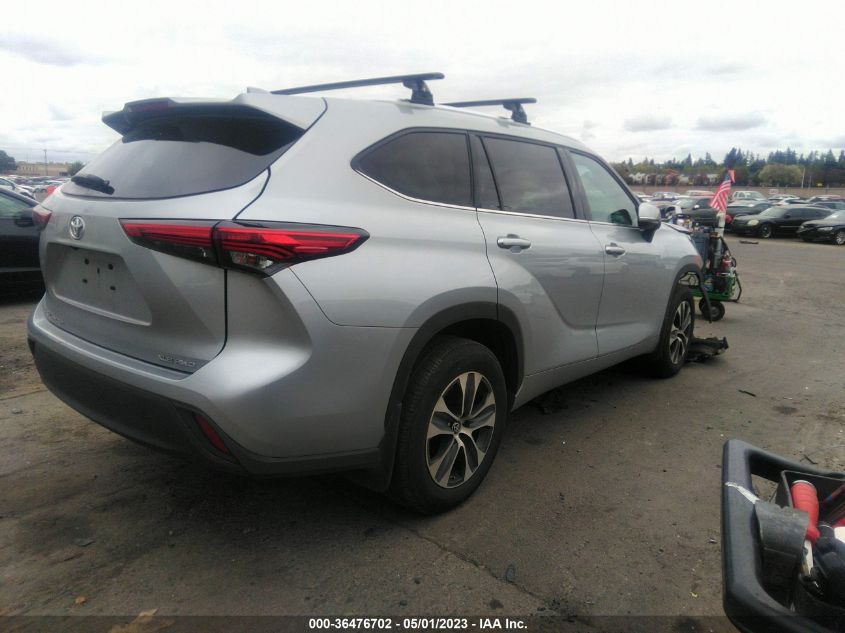 2021 TOYOTA HIGHLANDER XLE - 5TDGZRBH5MS533542