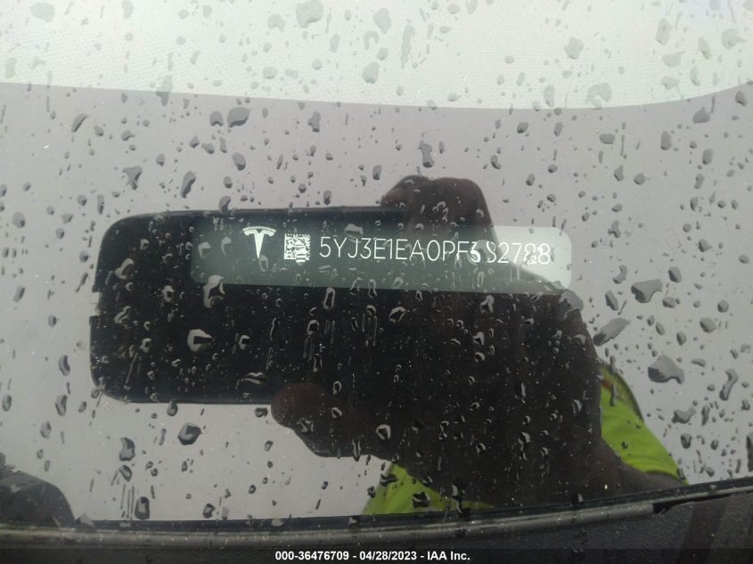 2023 TESLA MODEL 3 - 5YJ3E1EA0PF382788