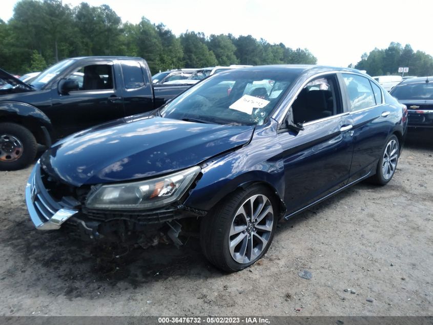 2014 HONDA ACCORD SEDAN SPORT - 1HGCR2F55EA061073