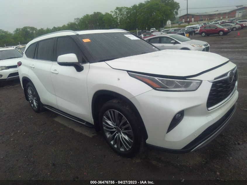 2021 TOYOTA HIGHLANDER PLATINUM - 5TDFZRBH7MS138029