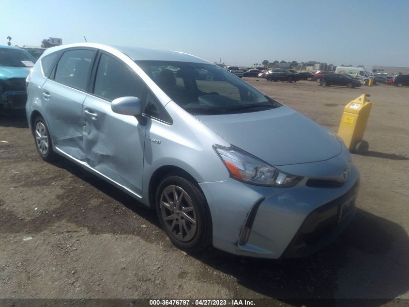 2016 TOYOTA PRIUS V TWO/FIVE/THREE/FOUR - JTDZN3EU4GJ054203