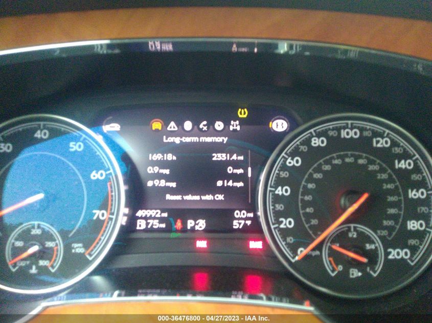 2017 BENTLEY BENTAYGA W12 - SJAAC2ZV2HC014516
