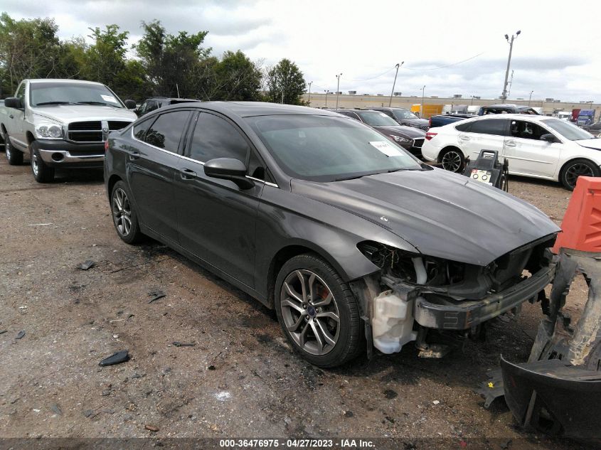 2017 FORD FUSION SE - 3FA6P0HD2HR196277