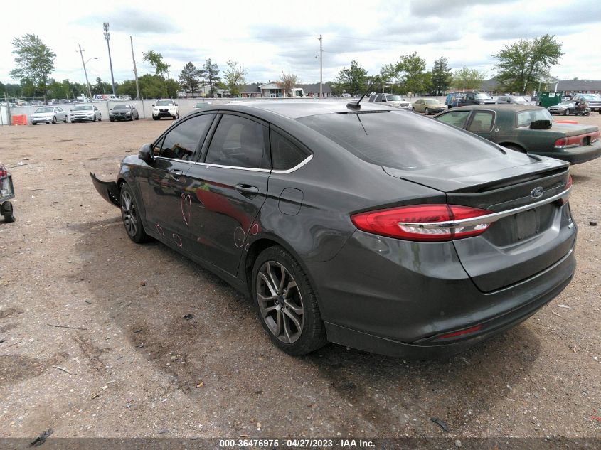 2017 FORD FUSION SE - 3FA6P0HD2HR196277