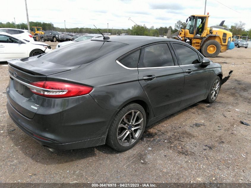 2017 FORD FUSION SE - 3FA6P0HD2HR196277