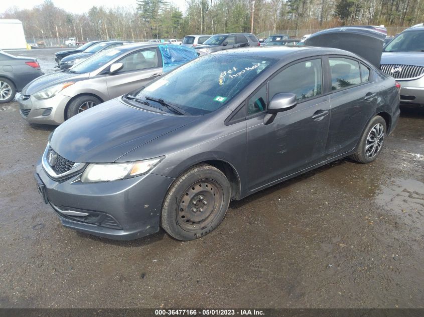 2013 HONDA CIVIC SDN LX - 2HGFB2F57DH500839