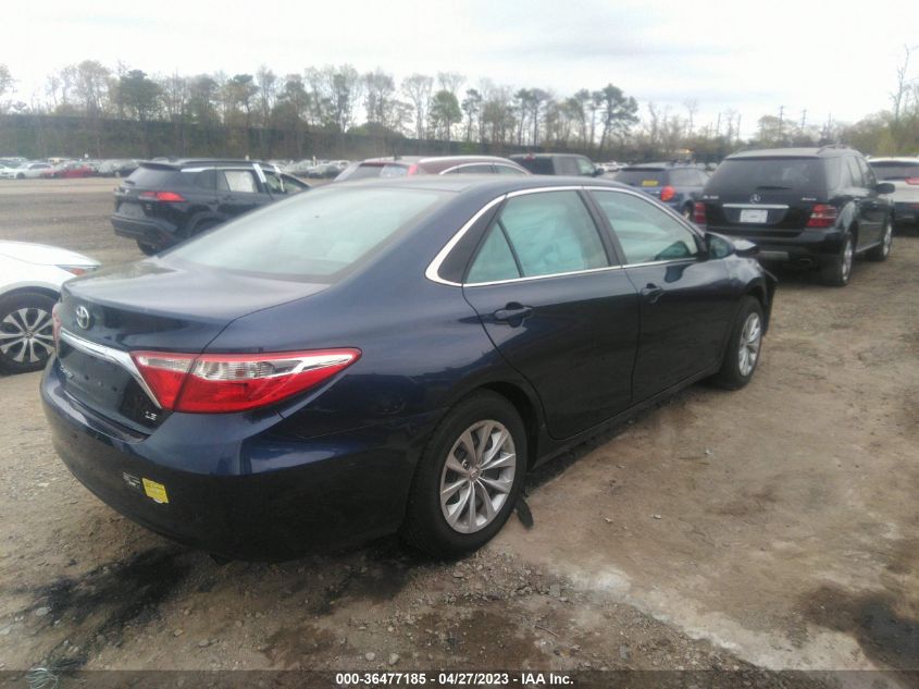 2016 TOYOTA CAMRY XLE/SE/LE/XSE - 4T4BF1FK5GR575804