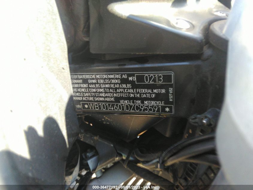 2013 BMW G650 SERTAO WB1014601DZC95591