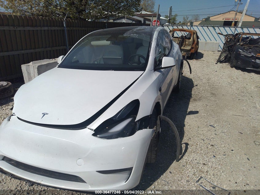 VIN 7SAYGAEE6PF701116 2023 TESLA MODEL Y LONG RANGE