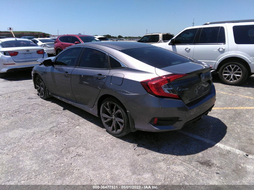 VIN 19XFC2F85LE002798 2020 HONDA CIVIC SEDAN SPORT