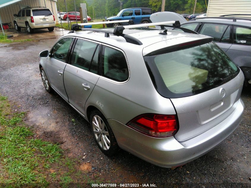 2013 VOLKSWAGEN JETTA SPORTWAGEN TDI W/SUNROOF & NAV - 3VWPL7AJ3DM620265