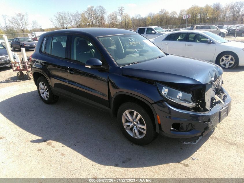 2013 VOLKSWAGEN TIGUAN S - WVGAV3AX9DW561394