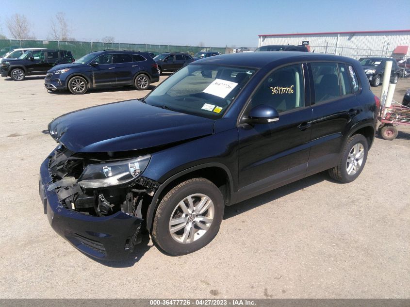 2013 VOLKSWAGEN TIGUAN S - WVGAV3AX9DW561394