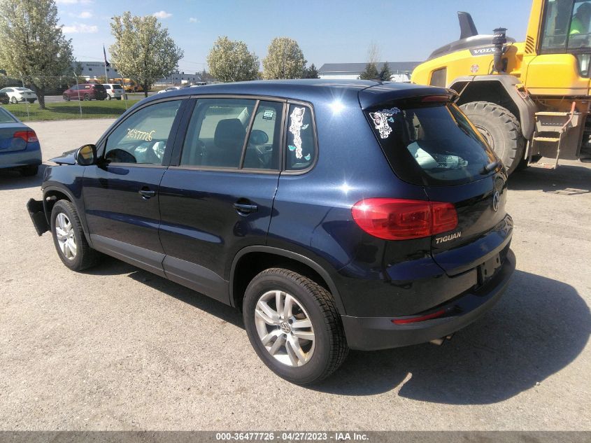 2013 VOLKSWAGEN TIGUAN S - WVGAV3AX9DW561394