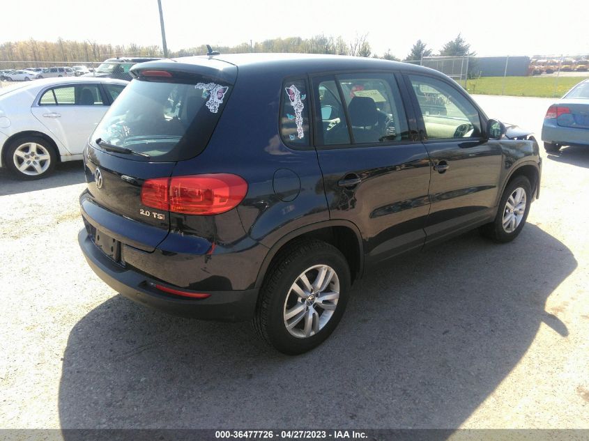 2013 VOLKSWAGEN TIGUAN S - WVGAV3AX9DW561394