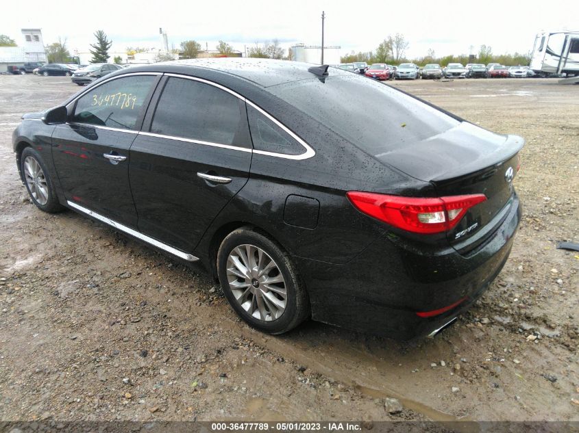 2015 HYUNDAI SONATA 2.4L LIMITED - 5NPE34AF9FH093880