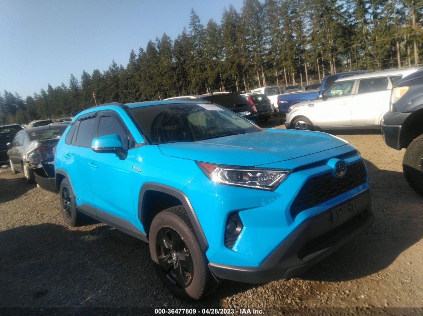 2019 TOYOTA RAV4 HYBRID XLE - 2T3RWRFV0KW005274