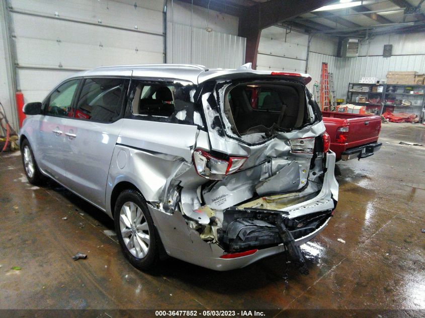 2016 KIA SEDONA EX - KNDMC5C18G6140590