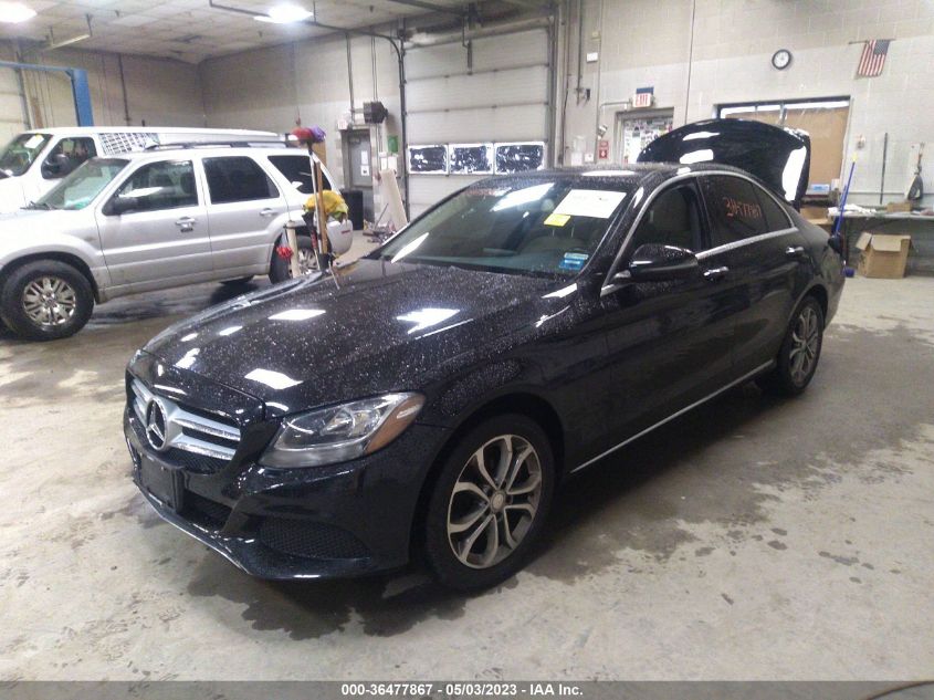 55SWF4KBXGU133874 2016 MERCEDES-BENZ C-CLASS, photo no. 2