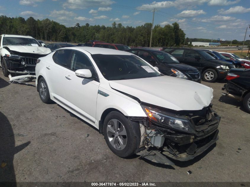 2015 KIA OPTIMA HYBRID - KNAGM4AD1F5090506