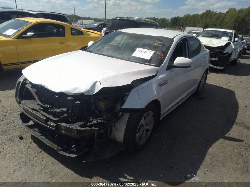 2015 KIA OPTIMA HYBRID - KNAGM4AD1F5090506