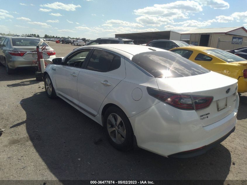 2015 KIA OPTIMA HYBRID - KNAGM4AD1F5090506