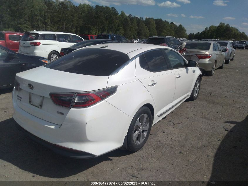 2015 KIA OPTIMA HYBRID - KNAGM4AD1F5090506