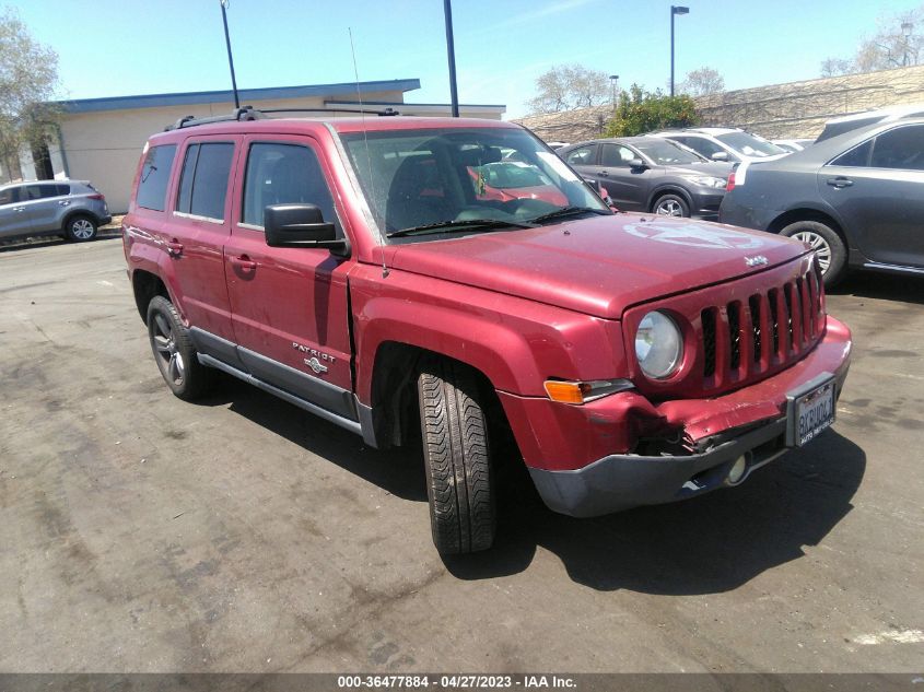 2014 JEEP PATRIOT LATITUDE - 1C4NJPFA8ED587267