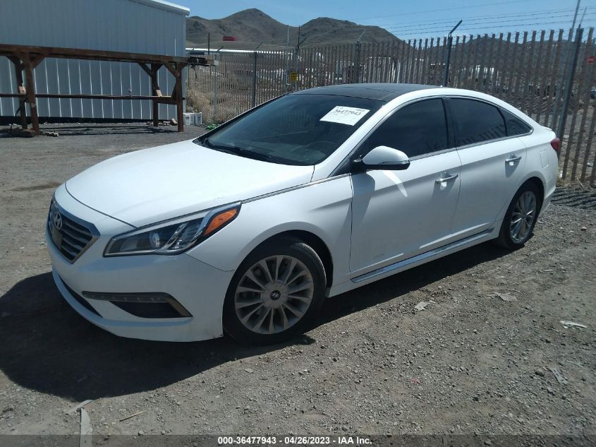 2015 HYUNDAI SONATA 2.4L LIMITED - 5NPE34AF2FH024884