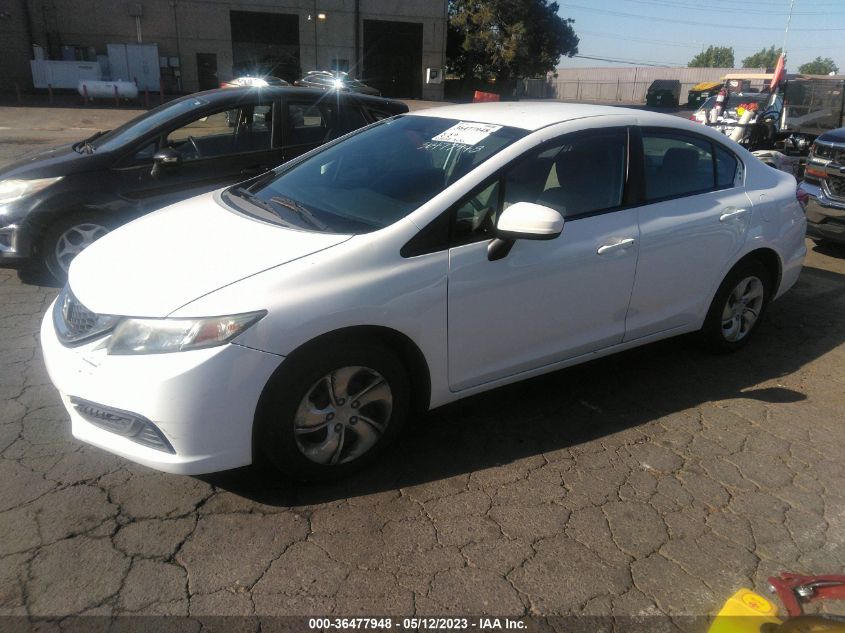 2014 HONDA CIVIC SEDAN LX - 19XFB2F52EE041957