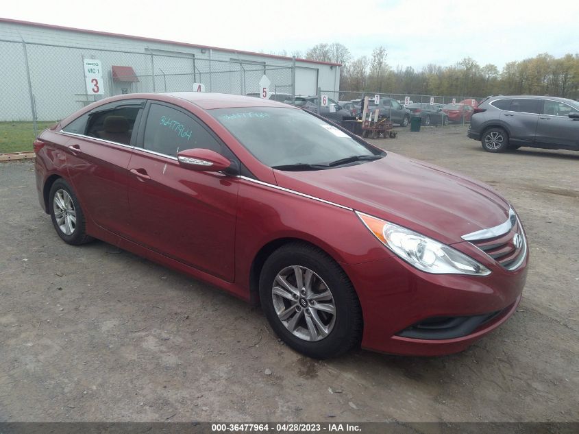 VIN 5NPEB4AC0EH866145 2014 HYUNDAI SONATA no.1