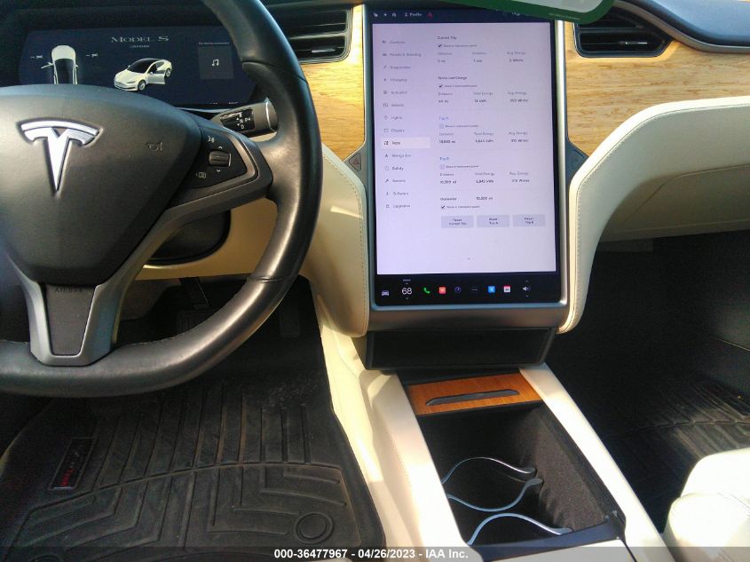 2019 TESLA MODEL S - 5YJSA1E2XKF337205