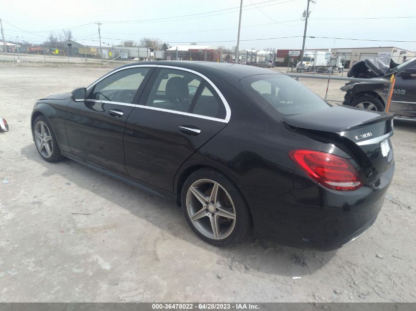 2016 MERCEDES-BENZ C-CLASS C 300 - 55SWF4KB0GU157696