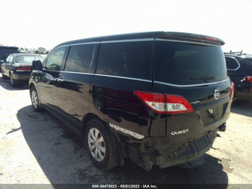 2016 NISSAN QUEST S - JN8AE2KP6G9157800