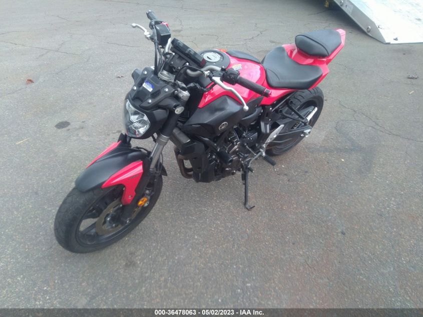 2017 YAMAHA FZ07A JYARM20E3HA001065